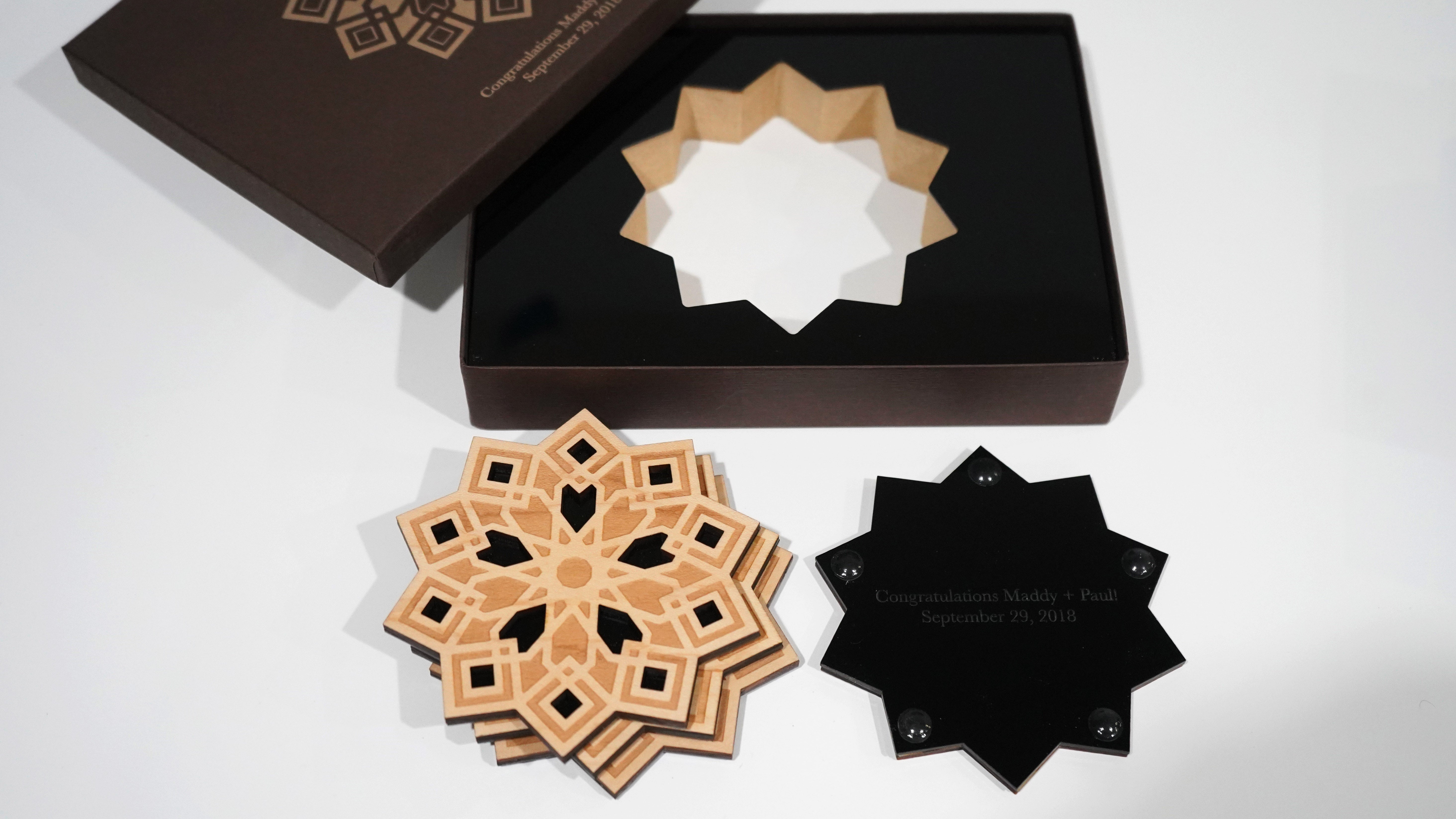 Arabesque Coasters - 10 Pointed Star